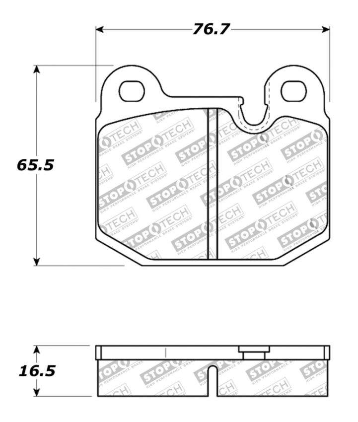 Stoptech 308.01740 Street Touring Brake Pads