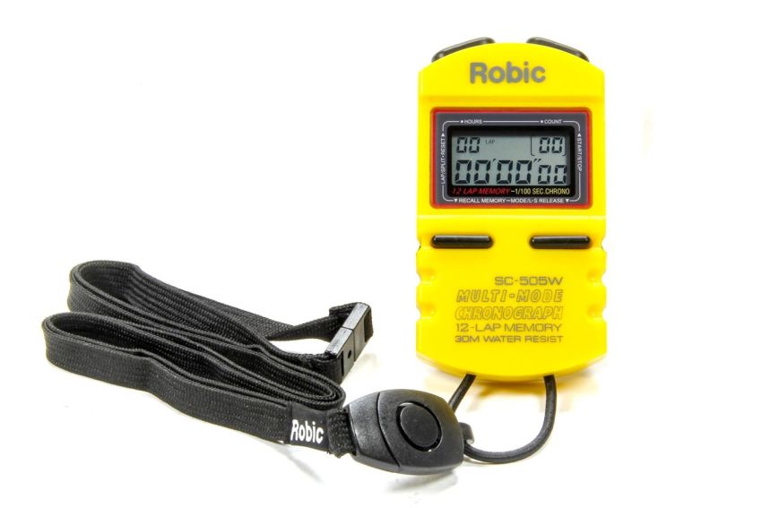 QUICKCAR RACING PRODUCTS QRP51-039 Stopwatch Yellow