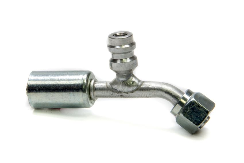 VINTAGE AIR VIN35521-VUG #6 45 Degree Beadlock O-Ring Fitting w/Port