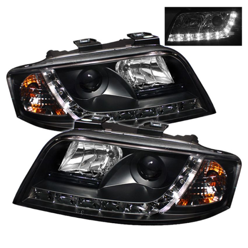 SPYDER 5008657 Projector Headlights - DRL - Black