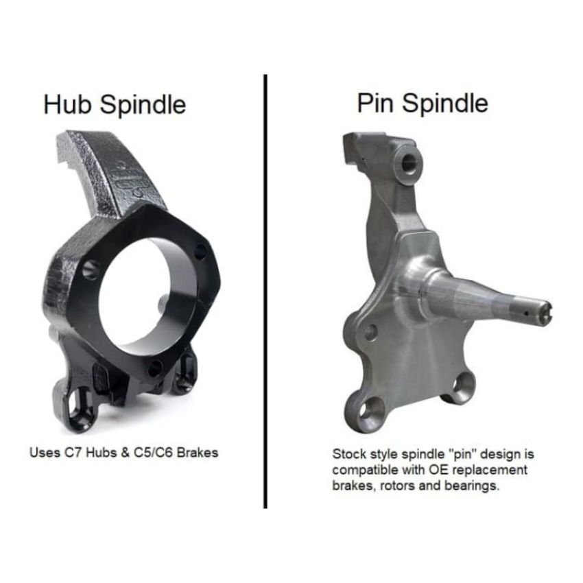 Ridetech 11162798 Front Subframe with hub spindles for 1967-1969 GM F-Body and 1968-1974 X-Body.