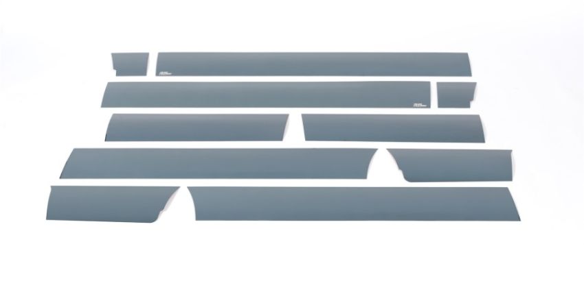 Putco 9751432BP 09-14 Ford F-150 Super Cab 8ft Long Box - 7in Wide (10pcs) Black Platinum Rocker Panels