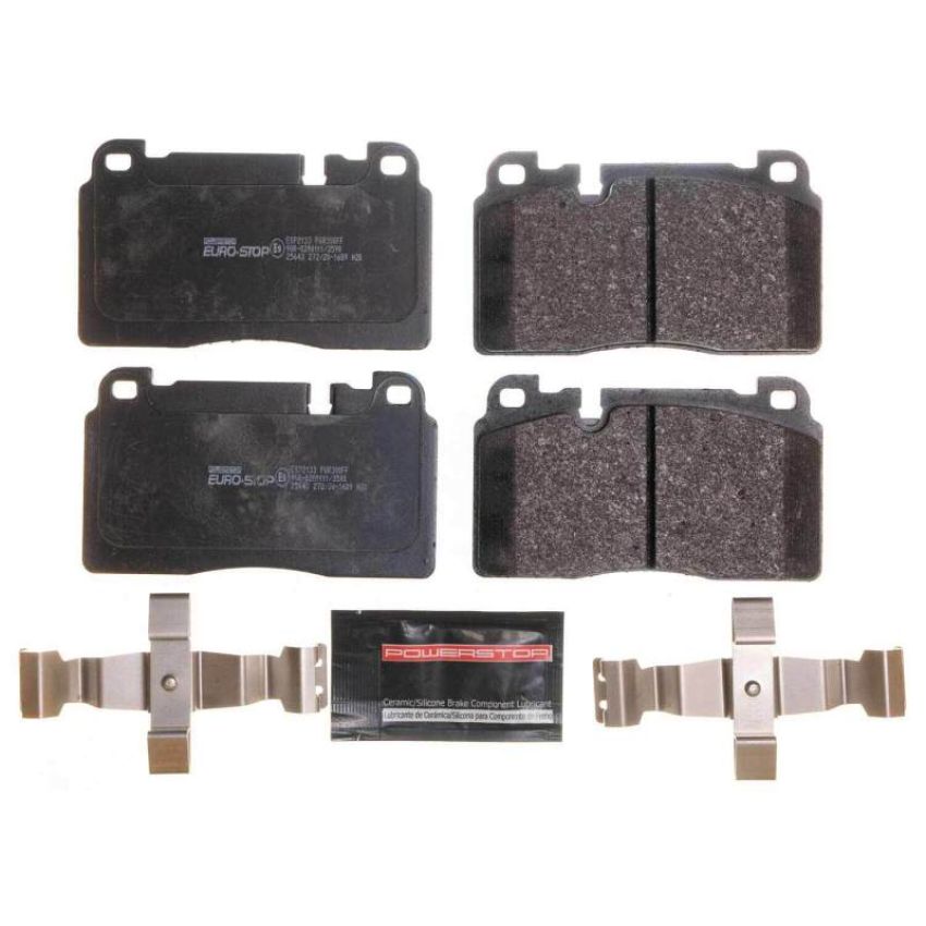 PowerStop ESP2133 EuroStop ECE-R90 Certified Brake Pad Set