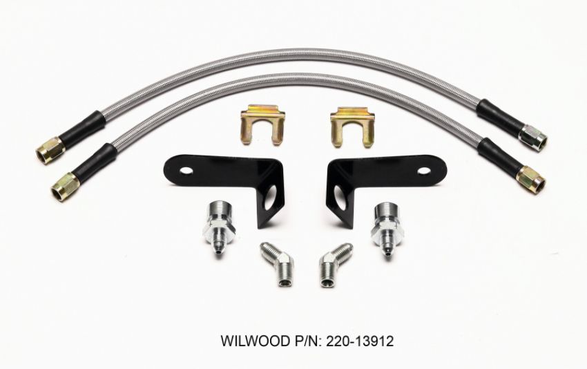Wilwood 220-13912 Flexline Kit Front 2015-Up Mustang