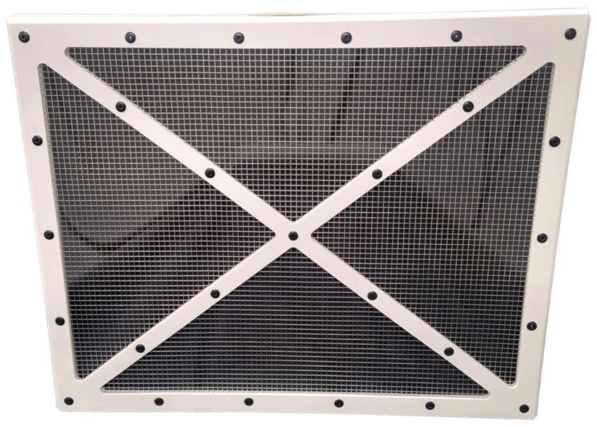 DOMINATOR RACE PRODUCTS DOM550-WH Shaker Screen Radiator DLM White