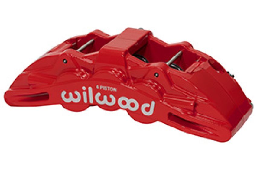 Wilwood 120-14860-RD Caliper Red SX6R 5.40in Piston 1.25in Disc
