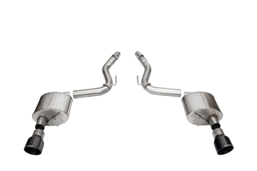 CORSA Performance 21252BLK Corsa 2024 Ford Mustang GT Sport Axle-Back Dual Rear Exit with 4.5in Black PVD Pro-Series Tips