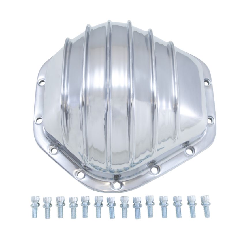 Yukon Gear & Axle YP C2-GM14T Yukon Gear Polished Aluminum Cover For 10.5in GM 14 Bolt Truck