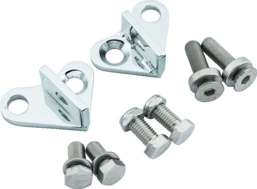 Burly Brand B28-275CH 85-96 FLH/FLT Rear Lowering Kit - Chrome