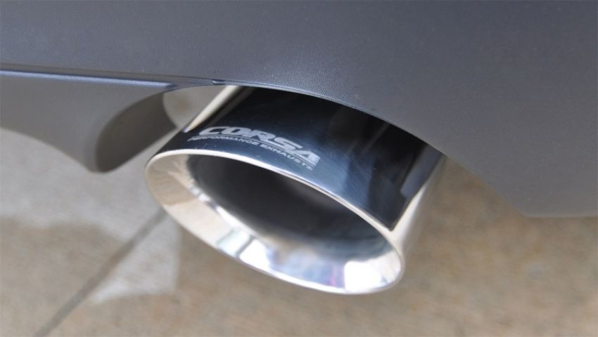 CORSA Performance 14991 Corsa 2011-2021 Jeep Grand Cherokee Polished 2.5in Dual Rear Exit Cat-Back Exhaust