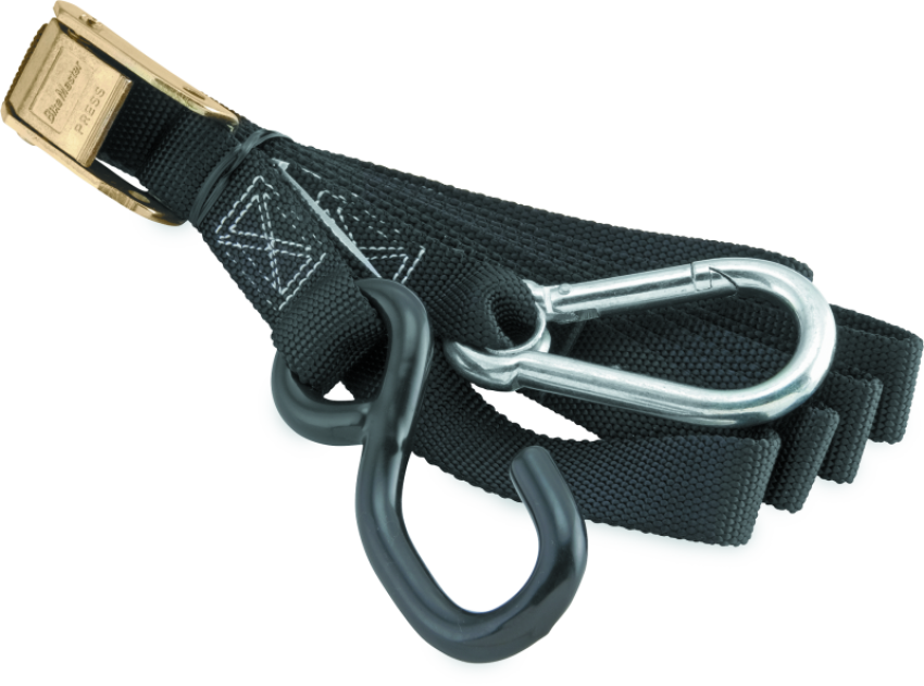 BikeMaster 100537 Tiedown Carabiner Softhook - Black