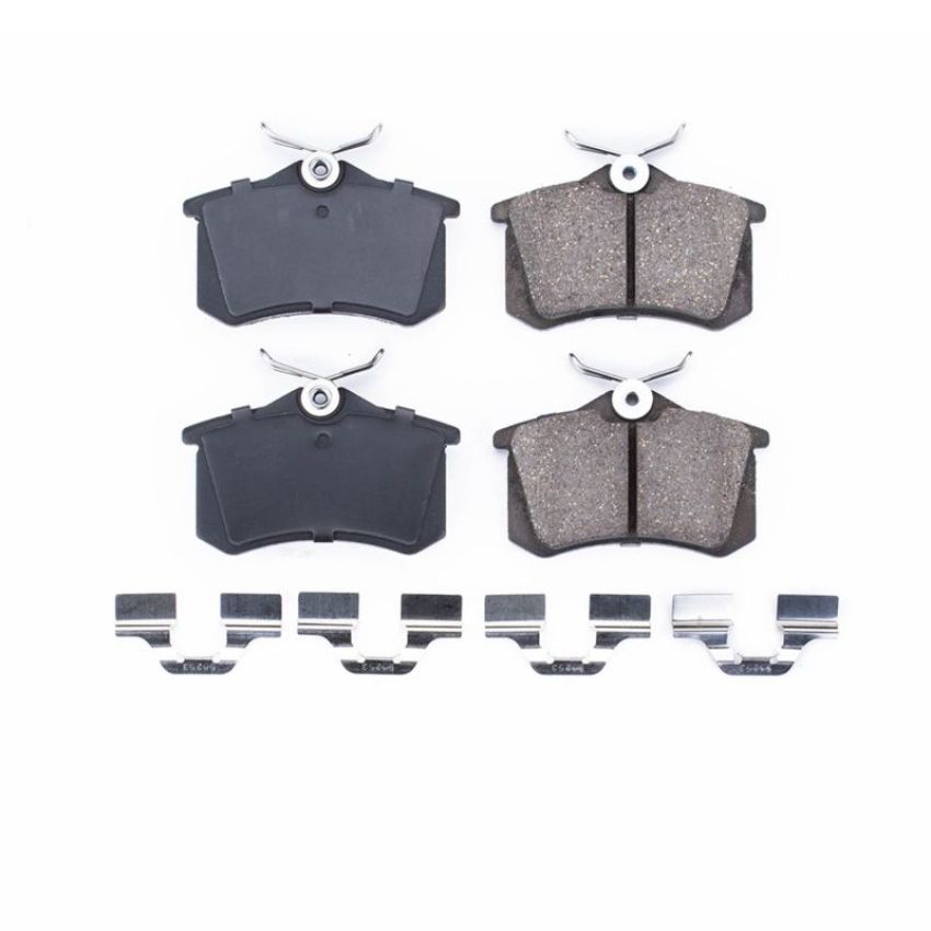 PowerStop 17-340 PowerStop - Z17 Low-Dust Ceramic Brake Pads with Hardware