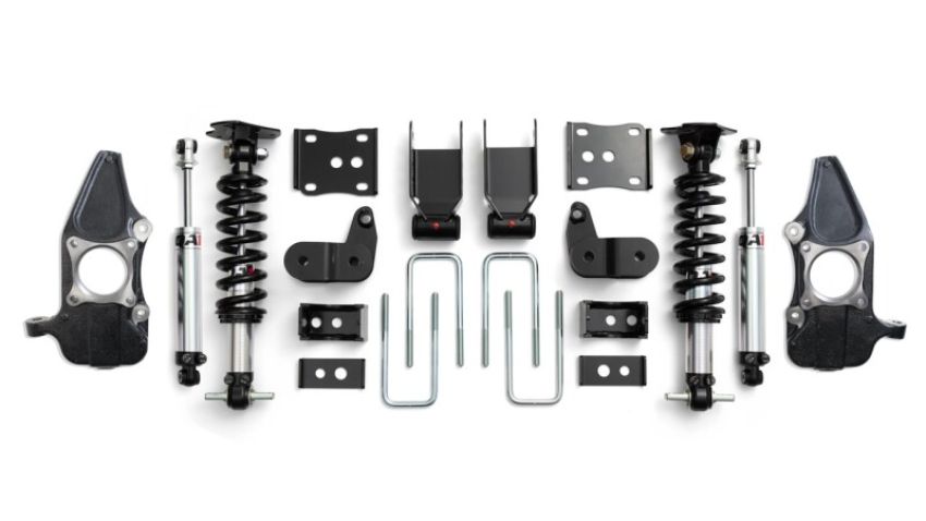 QA1 LK12-FF02 15-20 Ford F-150 4WD Lowering Kit w/ Spindles Double Adjustable 3.5in-5.5in