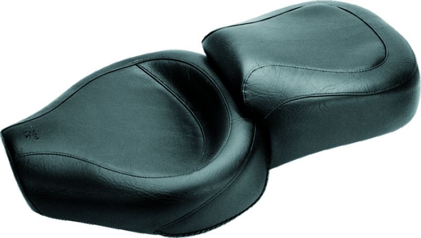 Mustang Motorcycle 75129 Mustang 82-03 Harley Sportster Wide Touring 1PC Seat - Black