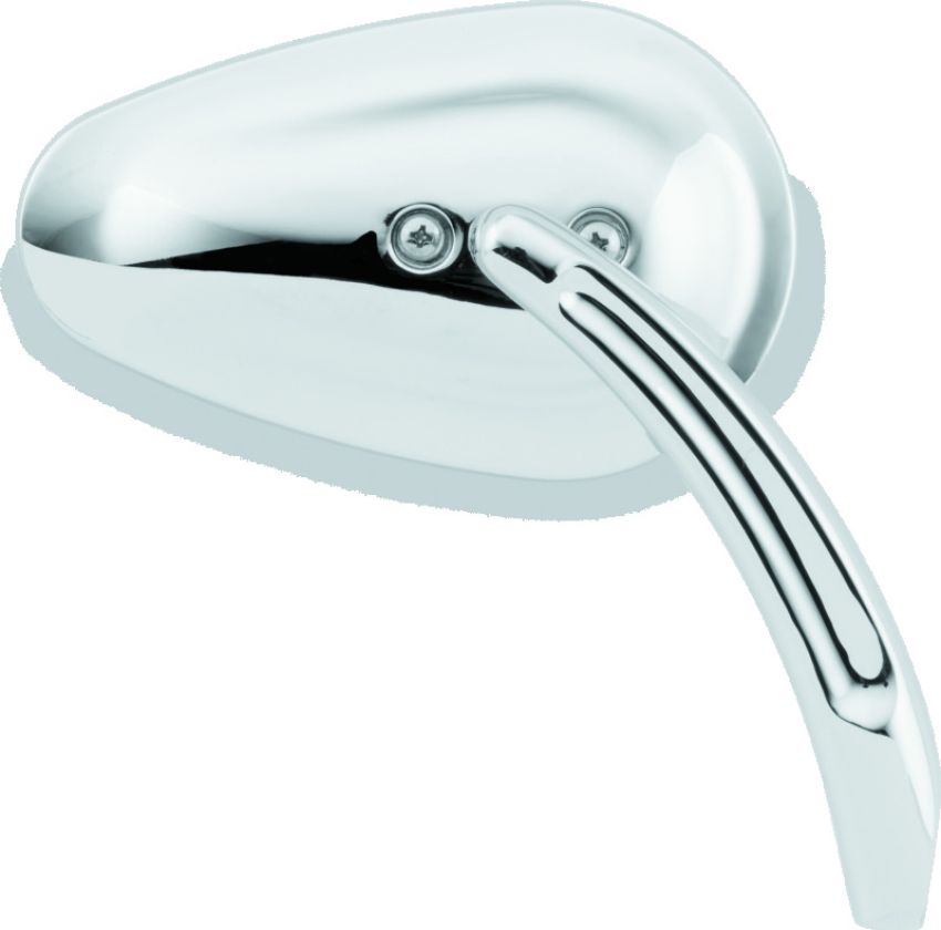 Bikers Choice 488745 65-Up Chrome Tapered Mirrors Universal Custom Pair
