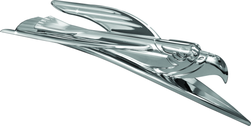 Kuryakyn 7333 Deco Eagle Fender Ornament 01-22 Honda GL1800 Chrome