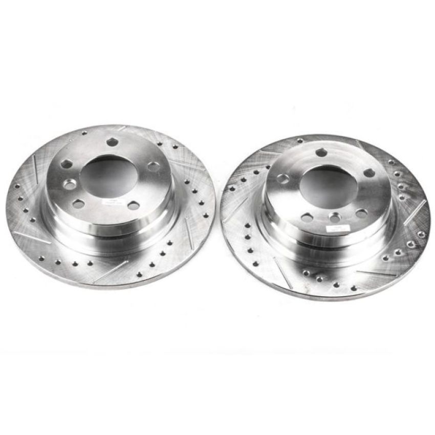 PowerStop EBR420XPR PowerStop Evolution Performance Drilled, Slotted & Plated Brake Rotor Pair