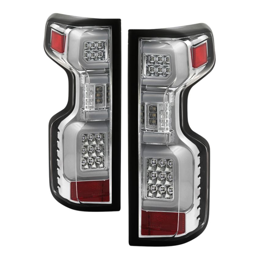 SPYDER 5087287 LED Tail Lights - Chrome