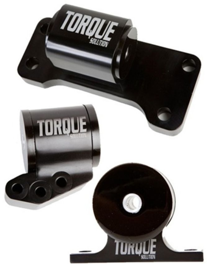 Torque Solution TS-EV-125 Billet Aluminum 3 piece Engine Mount Kit: Mitsubishi Evolution VII-IX 2001-2006