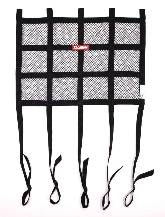 RACEQUIP RQP822003 Window Net Mesh Black SFI Hybrid Adj. Strap