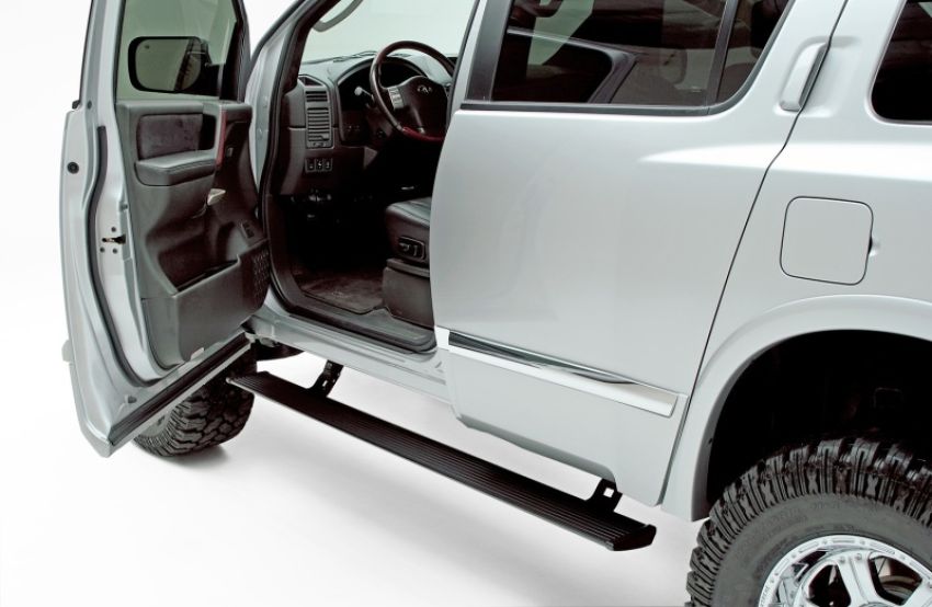 AMP Research 75110-01A 2004-2015 Nissan Titan Crew/King Cabs PowerStep - Black