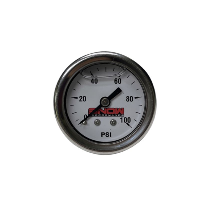 Snow Performance SNF-20010 Snow 0-100PSI Fuel Pressure Gauge(1/8