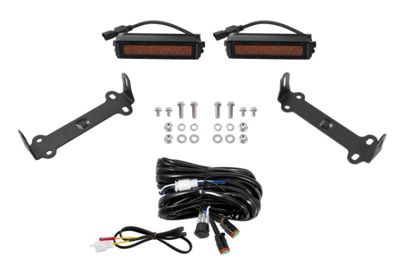 Diode Dynamics DD6757 14-21 Toyota 4Runner Stage Series SAE/DOT LED Lightbar Kit - Amber Driving