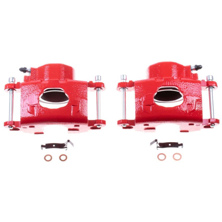 PowerStop S4006 Red Powder Coated Calipers