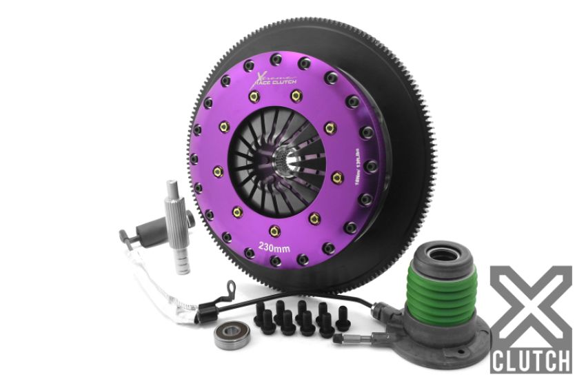 XCLUTCH XKCR23630-2E 09-13 Chevrolet Corvette ZR1 6.2L 9in Twin Solid Ceramic Clutch Kit