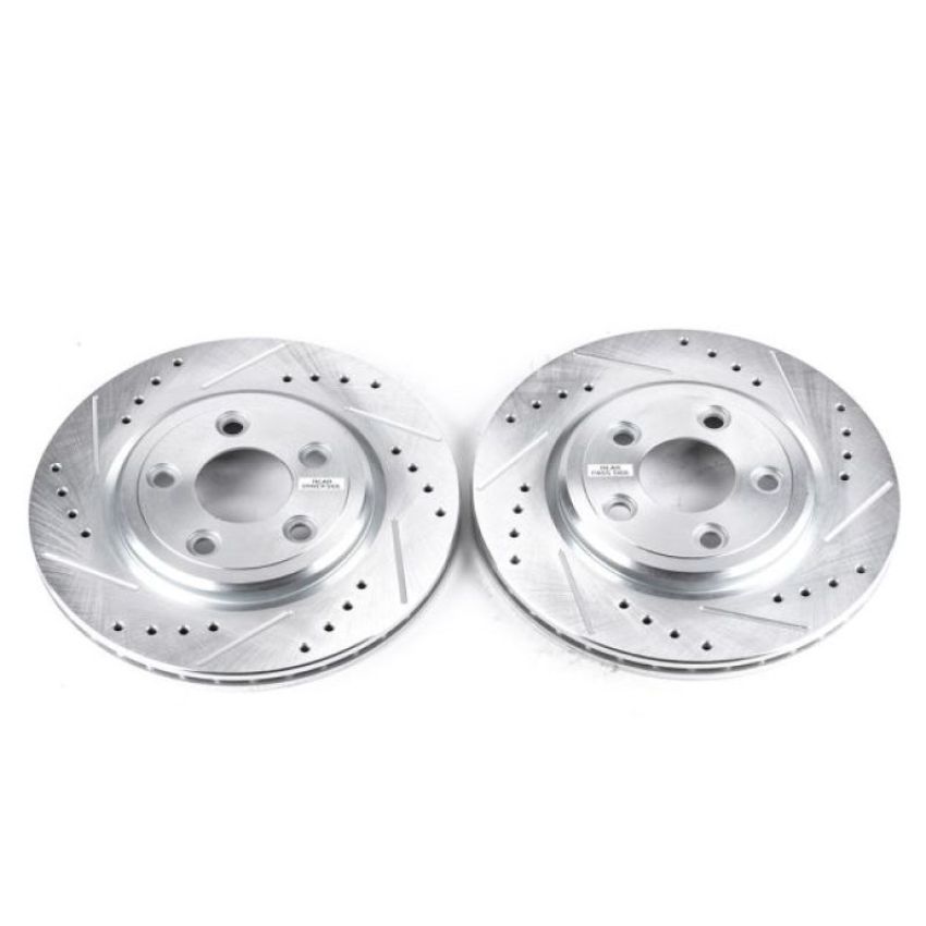 PowerStop AR8162XPR PowerStop Evolution Performance Drilled, Slotted & Plated Brake Rotor Pair