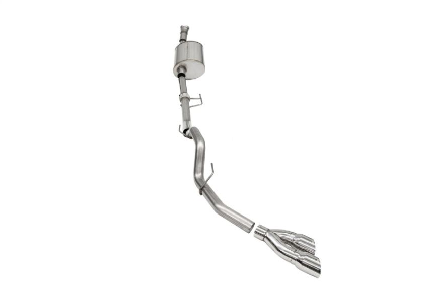 CORSA Performance 21166 Corsa 2021-2024 Ford F-150 SuperCab/6.5in Bed 3.5L V6 Sport Cat-Back Single Side Exit-Polished