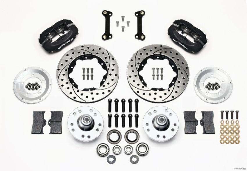 Wilwood 140-11012-D Forged Dynalite Front Kit 11.00in Drilled 82-92 Camaro//Firebird