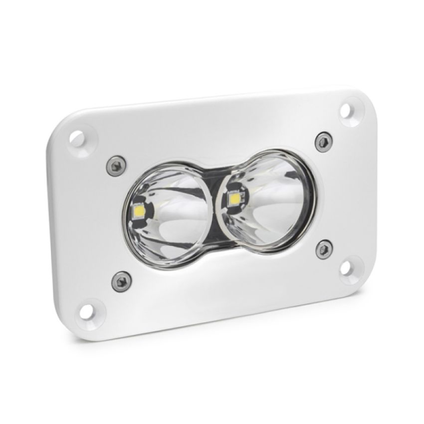 Baja Designs 481006WT S2 Pro White Flush Mount LED Auxiliary Light Pod