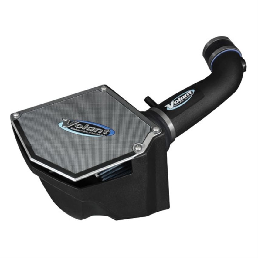 Volant 17638 Volant air intake systems utilize a high-velocity venturi filter adapter which provides a smooth transition through the MAF sensor into the intake tube for a much needed airflow improvement over the factory rubber tubing and resonator box.