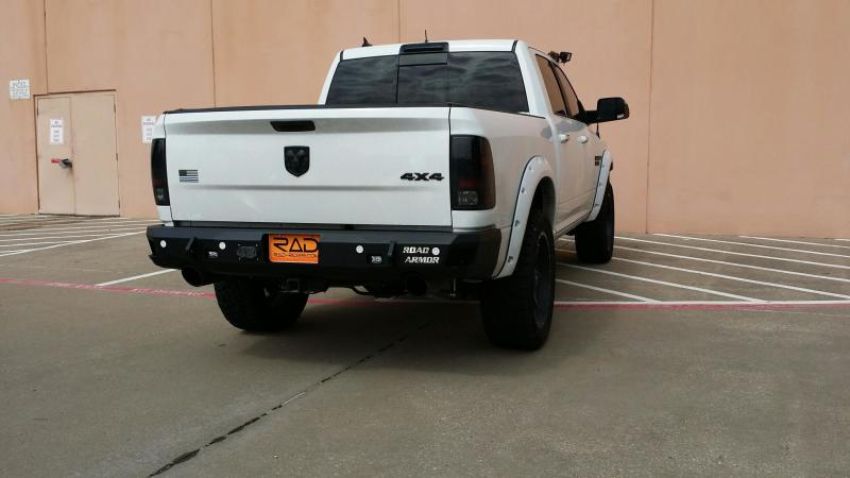 Road Armor 4162DFA 16-18 Ram 2500 iDentity Front Bumper Components - Center Section Smooth - Raw