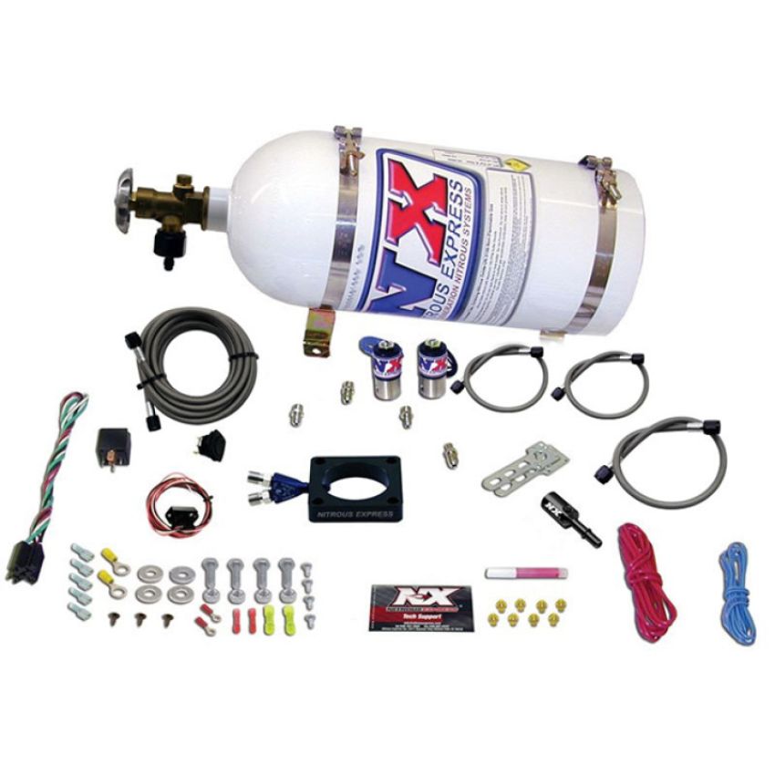Nitrous Express 20941-10 DODGE DART 1.4L Turbo PLATE SYSTEM (35-100HP) WITH 10LB BOTTLE