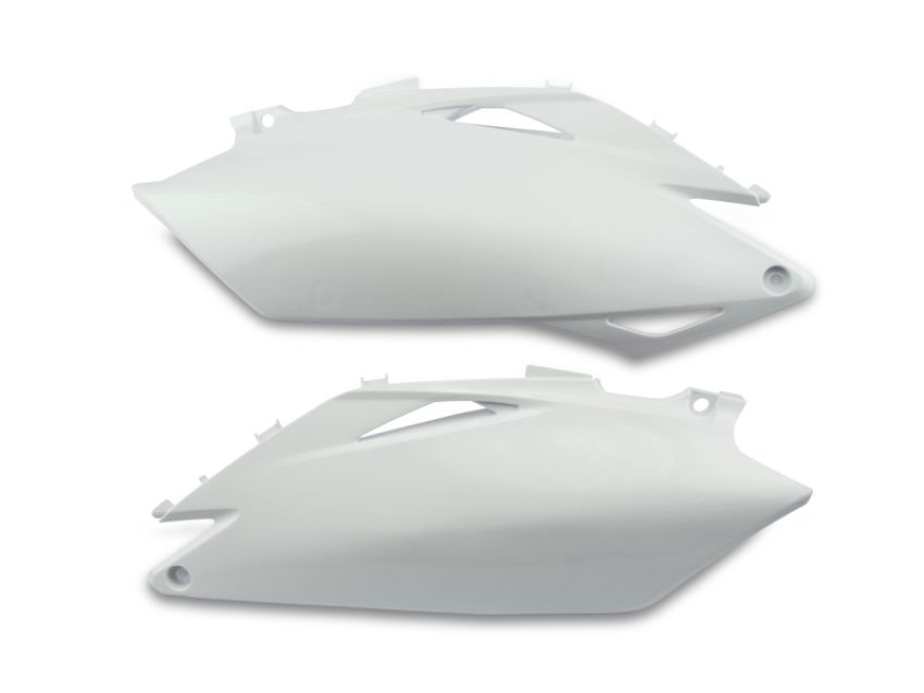 Cycra 1CYC-1895-42 07-10 KTM 125 SX Powerflow Radiator Shrouds - White