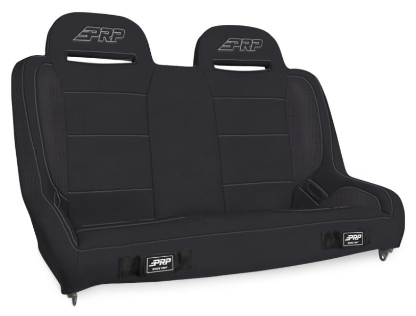 PRP Seats A9240-47-201 PRP Jeep Wrangler JKU/JLU Elite Series Rear Bench- Black Vinyl