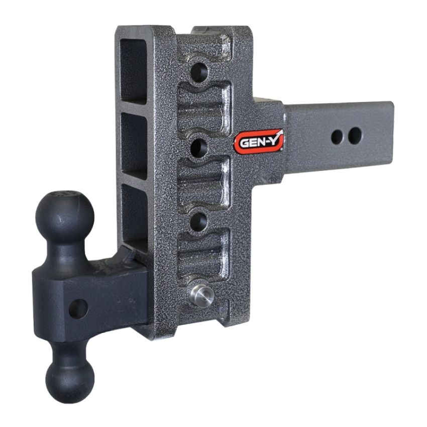 GEN-Y Hitch GH-2014 Gen-Y Mega Duty 3in Shank 6in Offset Drop 3.5K TW 32K Hitch w/GH-0161 Dual-Ball