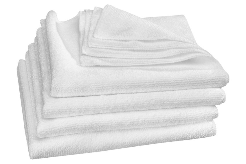 WEATHERTECH WEA8AWCC1 TechCare White Microfibe r Cleaning Cloths 4 Pack