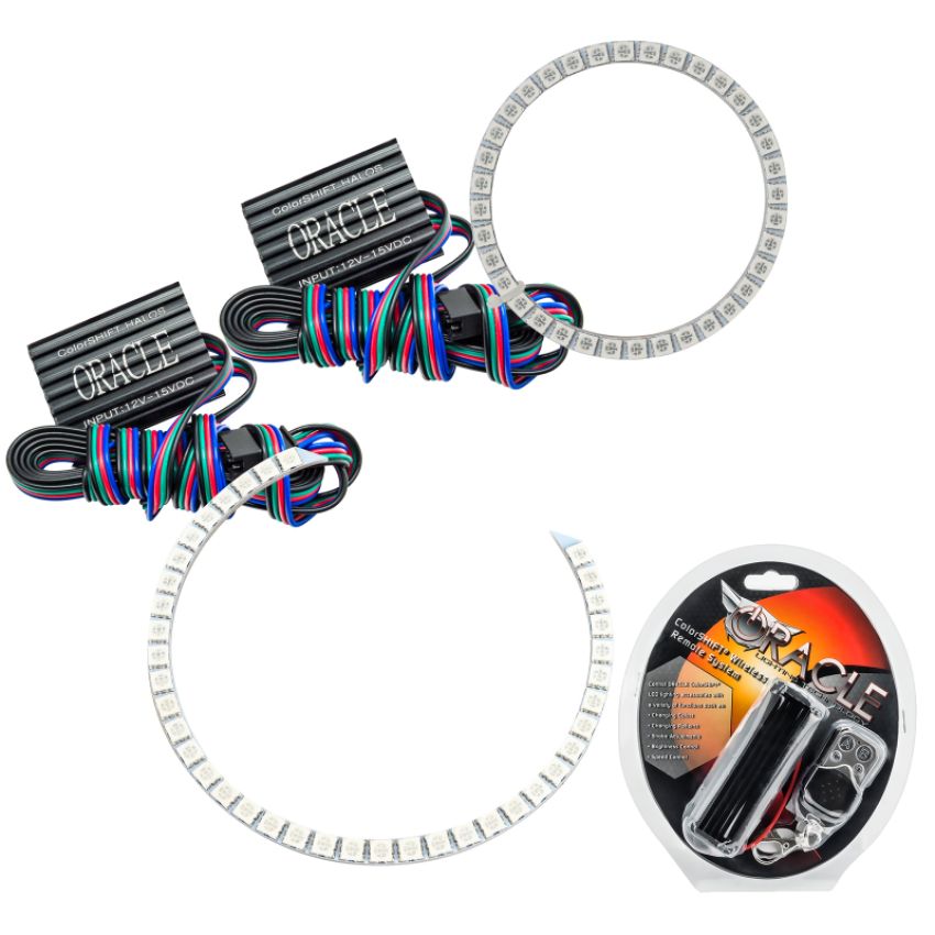 Oracle Lighting 2613-330 Motorcycle LED Halo Kit, ColorSHIFT