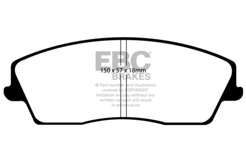 EBC Brakes DP31723C Redstuff Ceramic Low Dust Brake Pads