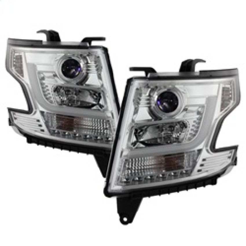SPYDER 5082534 Projector Headlights - DRL LED - Chrome