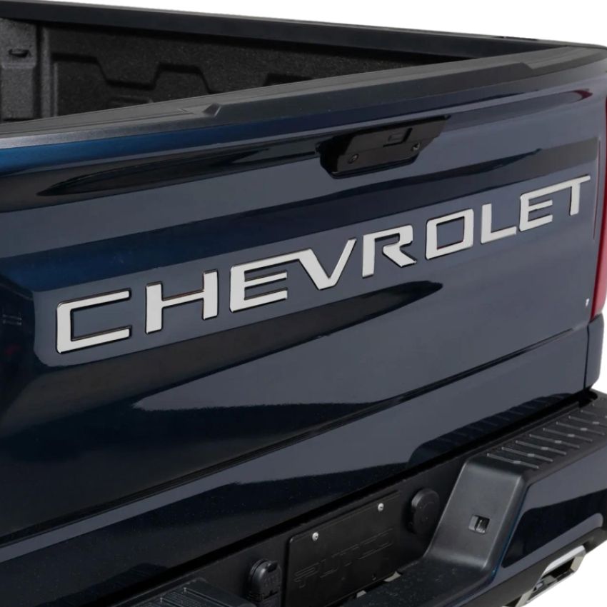Putco 55555GM 23-24 Chevrolet Colorado - Grille Letters - Stainless Steel Chevrolet Letters