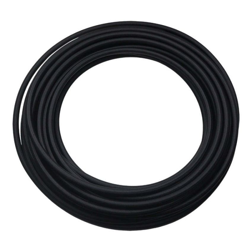 DeatschWerks 6-02-0865-50 8AN Black Nylon Braided PTFE Hose - 50ft