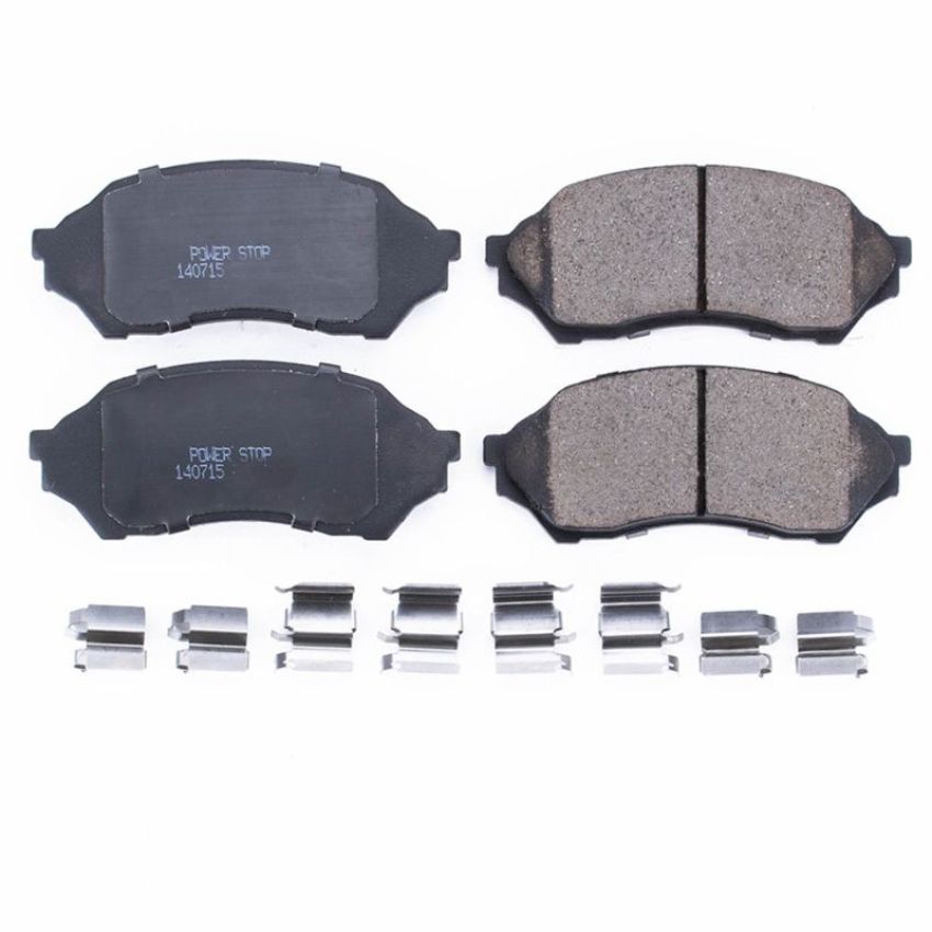 PowerStop 17-798 PowerStop - Z17 Low-Dust Ceramic Brake Pads with Hardware