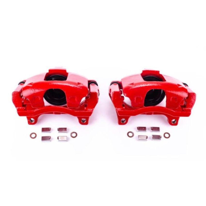 PowerStop S5044A Red Powder Coated Calipers