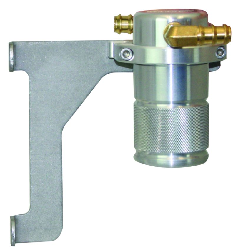Moroso 85670 12-18 Jeep 3.6L JK Air/Oil Separator Catch Can - Small Body - Billet Aluminum