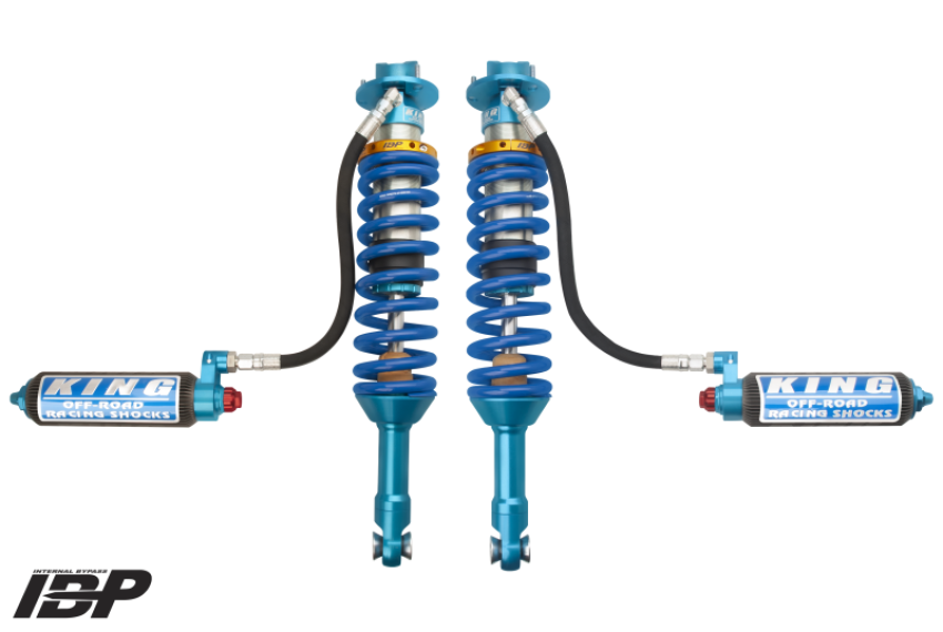 King Shocks 2017+ Ford Raptor 4WD Front 3.0 Dia Remote Perf Fin Res Coilover w/Adj/Int Bypass (Pair)