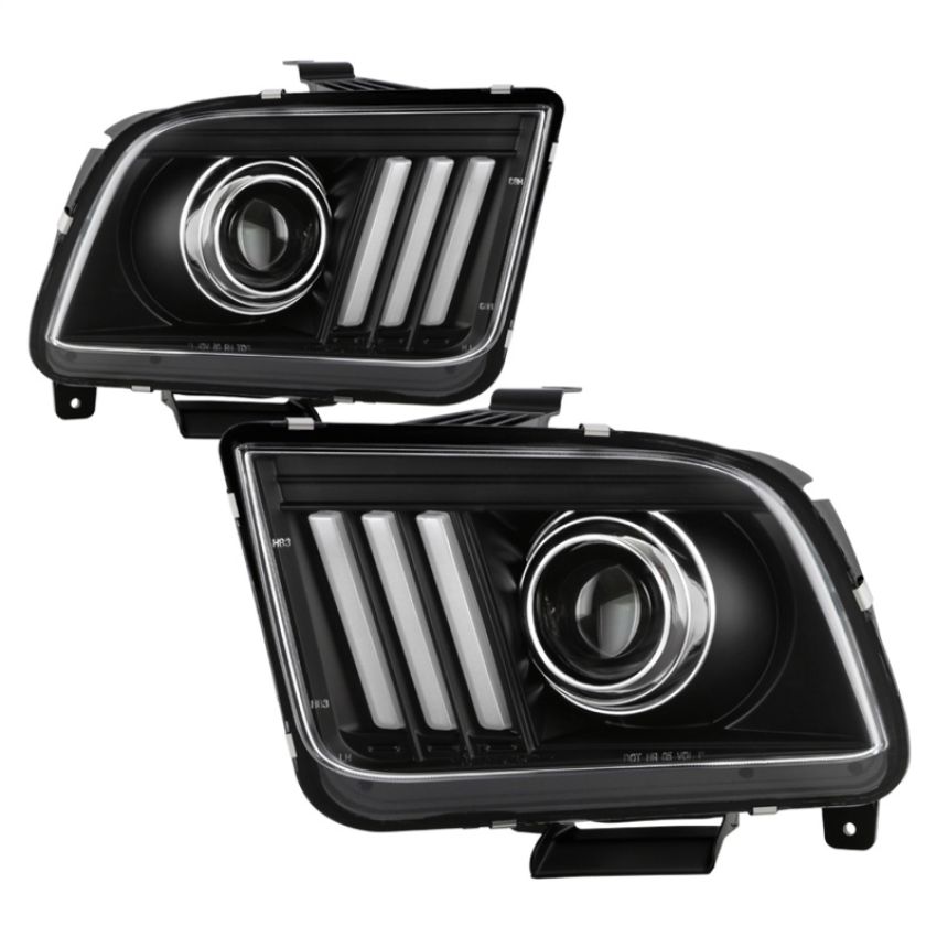 SPYDER 5088192 High-Power LED Module ( Low Beam ) Equipped Headlights - Version 2 - Black